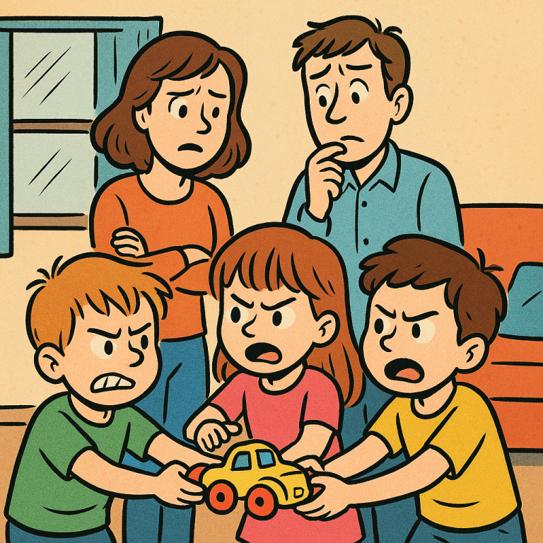 Kinderlogistik und wie vermeiden wir den Spielzeugstreit?