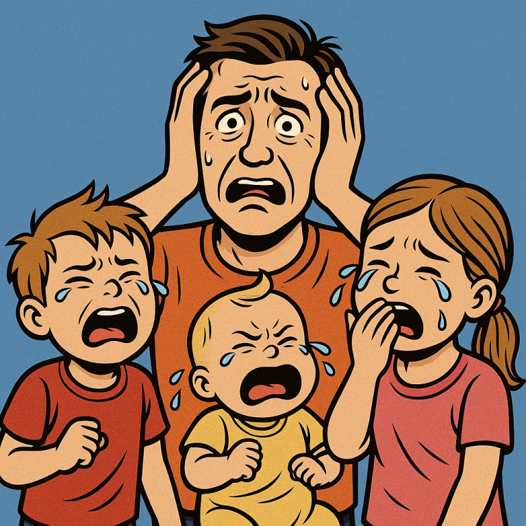 Was mache ich, wenn meine Kinder schreien?